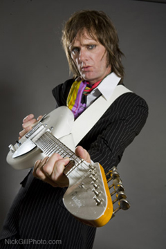 Roger with his Brian Jones White Teardrop